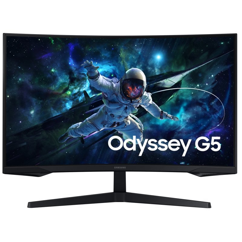 Image of Monitor da gaming curvo Samsung Odyssey G5 S32CG554EU 32"/ QHD/ 1ms/ 165Hz/ VA/ Nero cod079