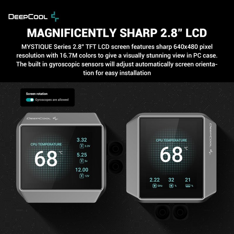 DeepCool MYSTIQUE 240 Kit de Refrigeración Líquida 240mm