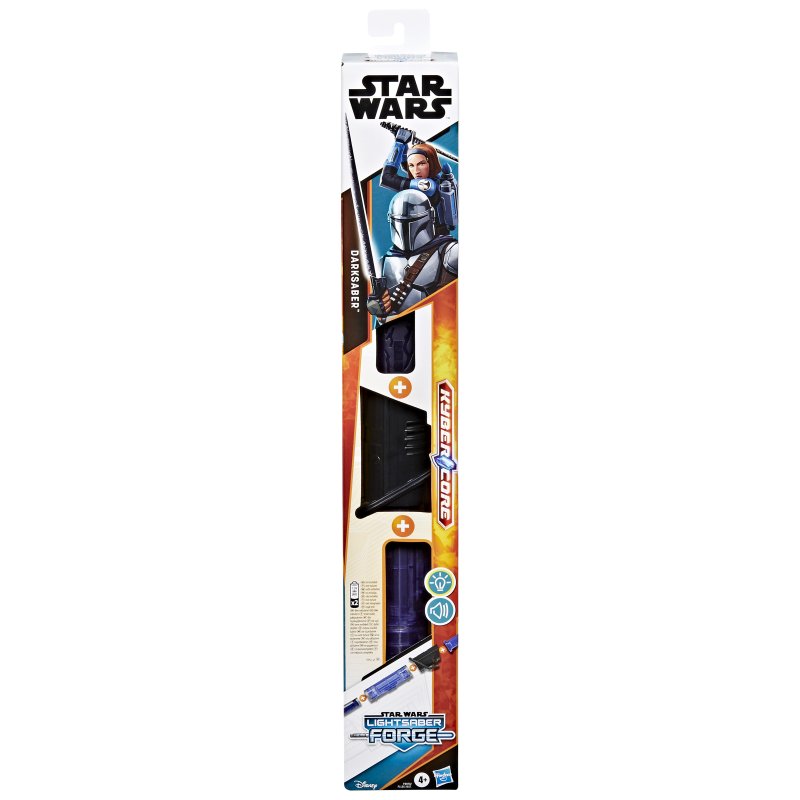 Image of Hasbro Original - Star Wars - Star Wars Lightsaber Forge, Kyber Core, Darksaber, spada laser elettronica - Figura