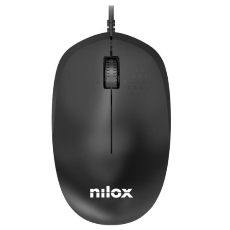 Image of MOUSE USB CON CAVO NERO - NILOX