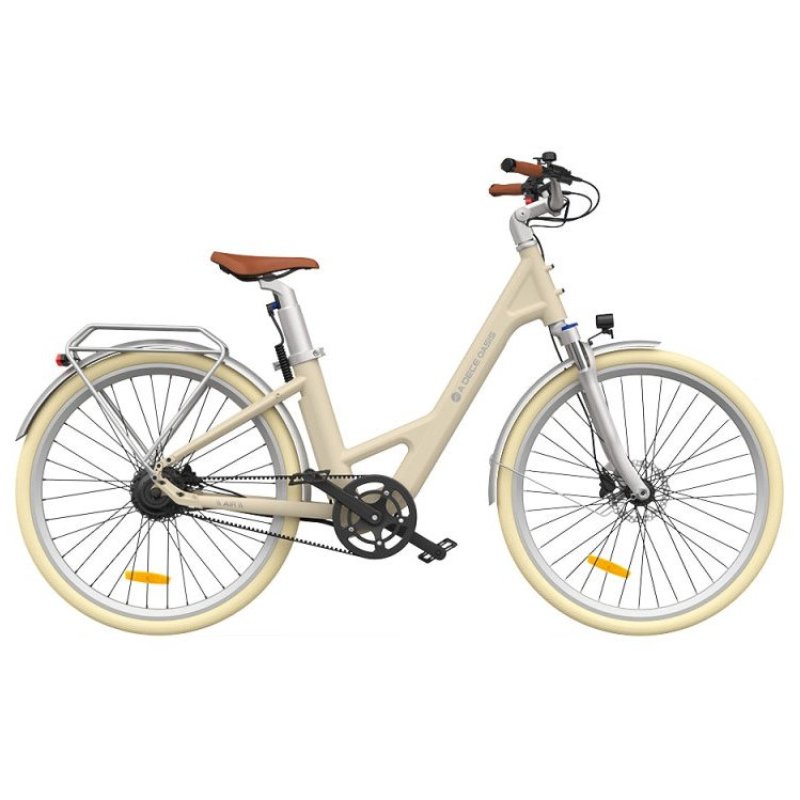 ADO Air 28 Pro Bicicleta Elétrica com Rodas de 28' 250W 36V Bege