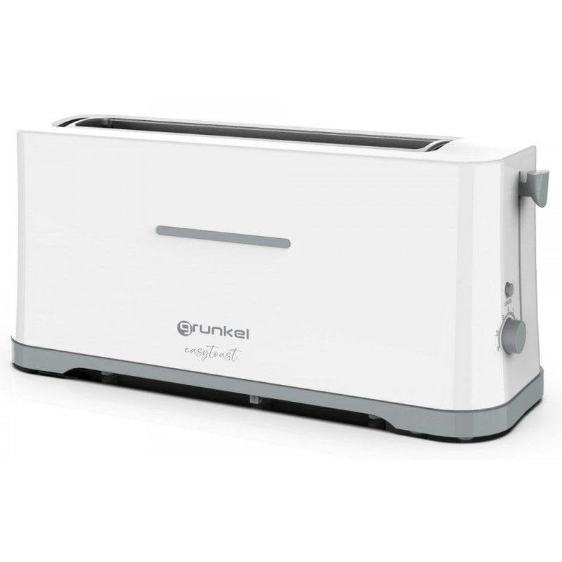 Broodrooster Grunkel TS-40 EASYTOAST 1 Extra Brede Sleuf 980 W 7 Bruiningsstanden Kruimellade Wit