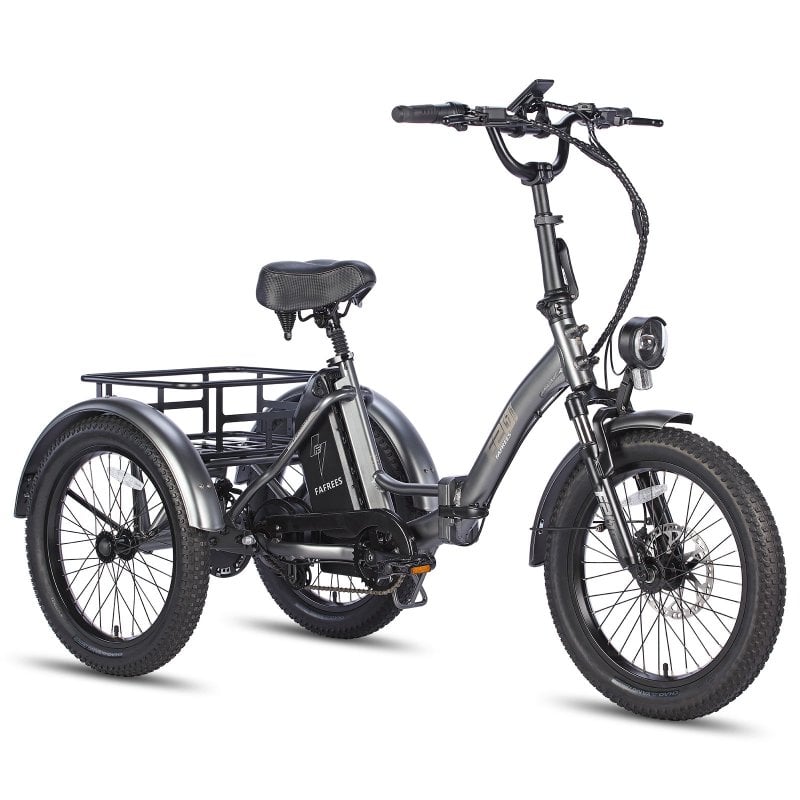 Fafrees F20 Mate Bicicleta Électrique Motor 500W Bateria 48V/18.2Ah Autonomia 110km Cinzenta