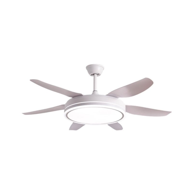 Bel Air Orion Ventoinha de Teto com Comando Remoto 72W 132cm 6 Pás Branca