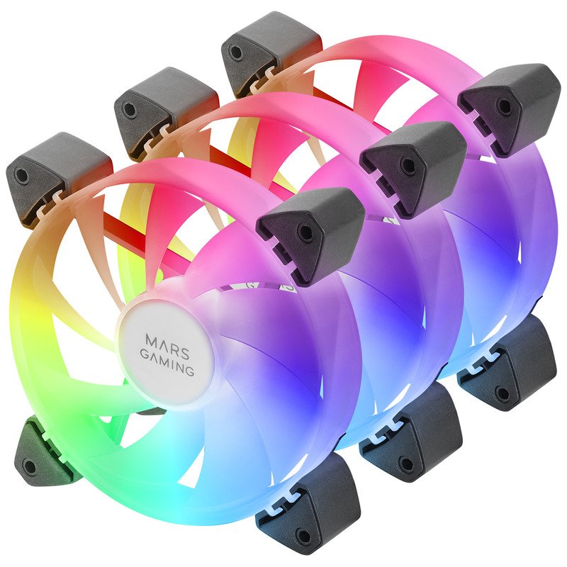 Zusatzlüfter MF-LINKFINITYKIT2 120mm 800-1800RPM ARGB Infinity Mirror mit PWM-Steuerung