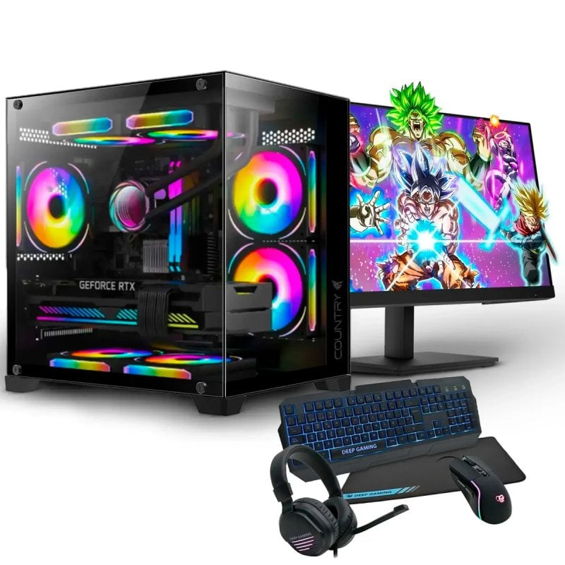 Image of PC Racing Top Gaming AMD Ryzen 5 7600X/32GB/2TB SSD/RTX 4060 Ti + monitor FullHD da 27" + giochi combinati