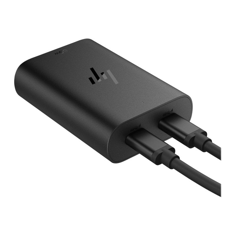 Cargador Original Usb-c Gan De 65 W (fuente De Alimentación) Con 2x Usb-c 600q8aa#abb