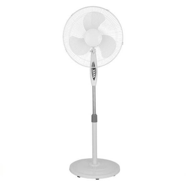 Ventilador de Pé Iluminashop com Controle 45W Branco