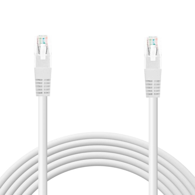 Câble Réseau Plat Cat7 10m – 10 Gbps, Blindé U/FTP, Compatible Avec Routeurs, PC, Consoles (blanc) - 12