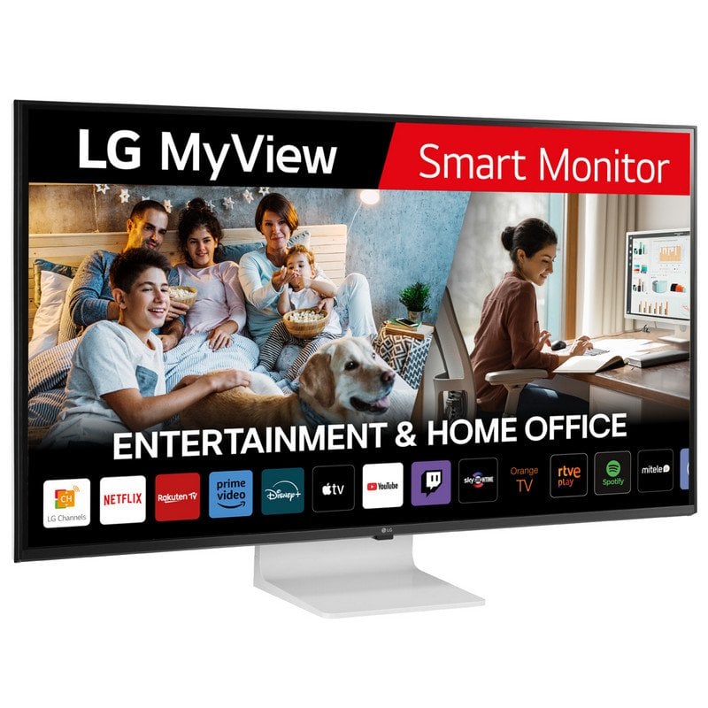 Image of Monitor intelligente LG 43SQ700S-W 42,5" LED IPS UltraHD 4K USB-C