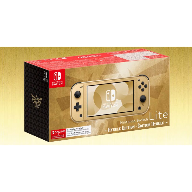 Nintendo Switch Lite Hyrule Edition + 12 mois Nintendo Switch