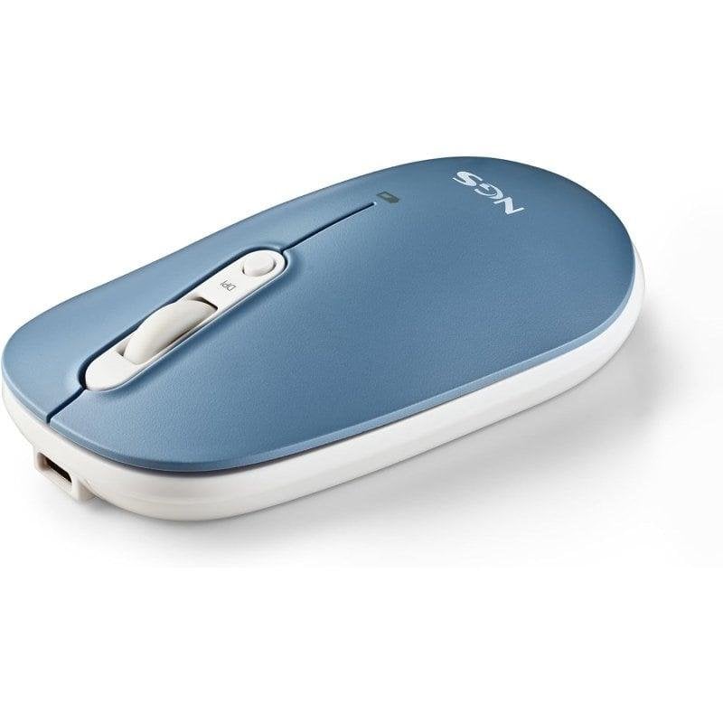 Maus NGS SHELL RB Multimodus Bluetooth 1600 DPI Mehrfarbig Wiederaufladbar