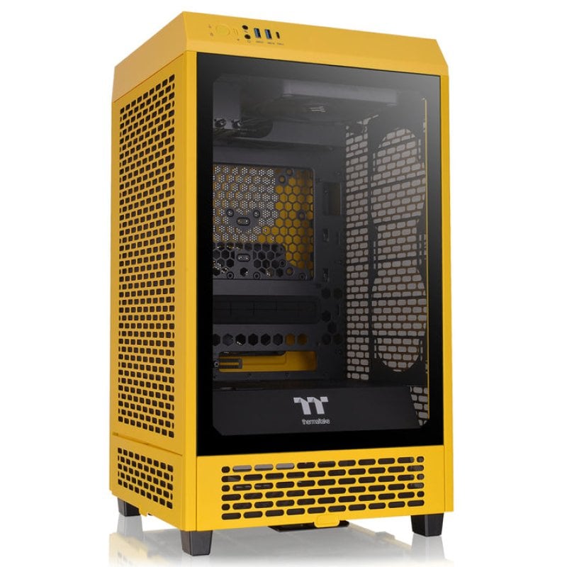 Image of Thermaltake The Tower 200 Bumblebee Miniitx 2xusba 3.2 Scatola senza sorgente