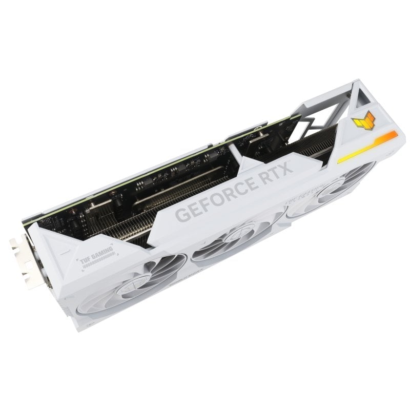 ASUS TUF GeForce RTX 4070 Ti SUPER BTF 白 ASUS TUF Gaming GeForce RTX™ 4070 Ti SUPER BTF White OC Edition