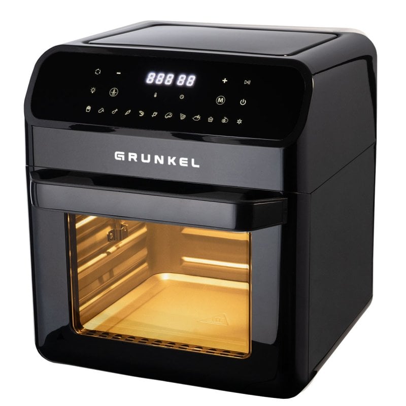 Image of Grunkel nero Friggitrice Forno Friggitrice ad Aria Friggitrice ad Aria 12 Programmi 12L 1600W Nero