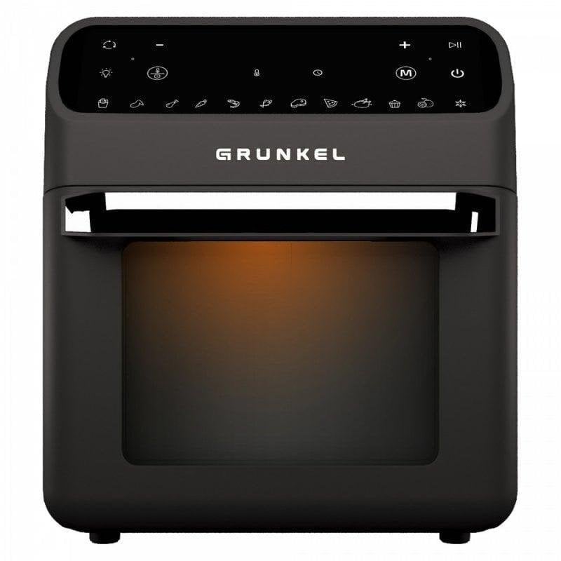 Grunkel Airfryer Black Fryer Oven 12L 1500W Fenêtre Programmes Automatiques