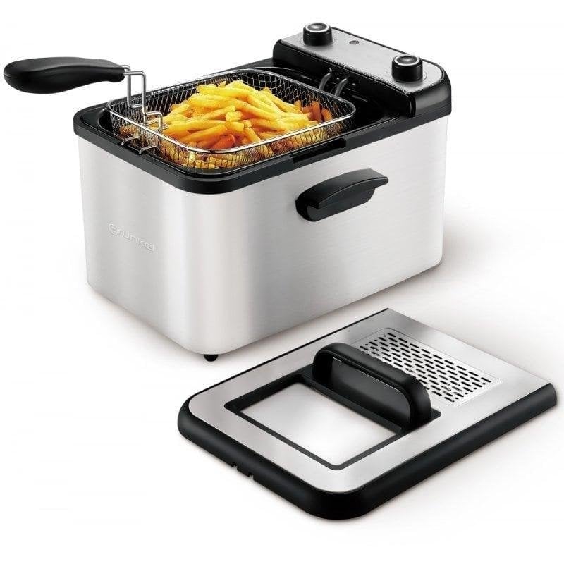 Friteuse Grunkel Maxi Fry Pro avec Fenêtre 4,2 L 3000 W et Minuteur