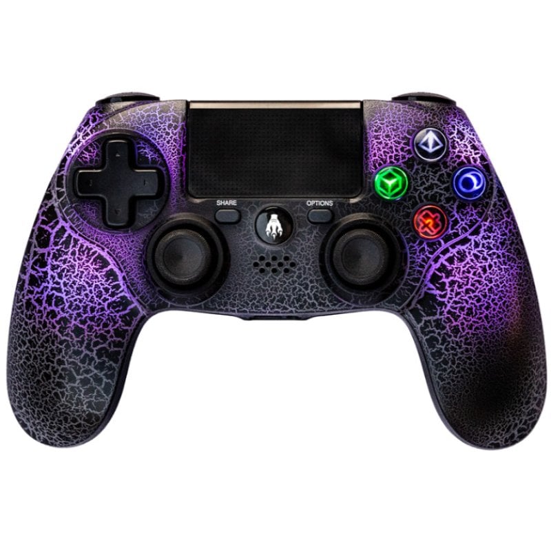 Image of Gamepad wireless Indeca RGB T-REX per PS4/PC