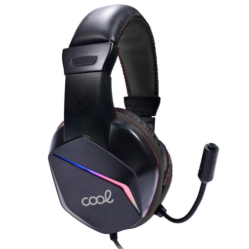 Image of Cuffie da gioco stereo Cool Vista con adattatore audio e illuminazione multipiattaforma