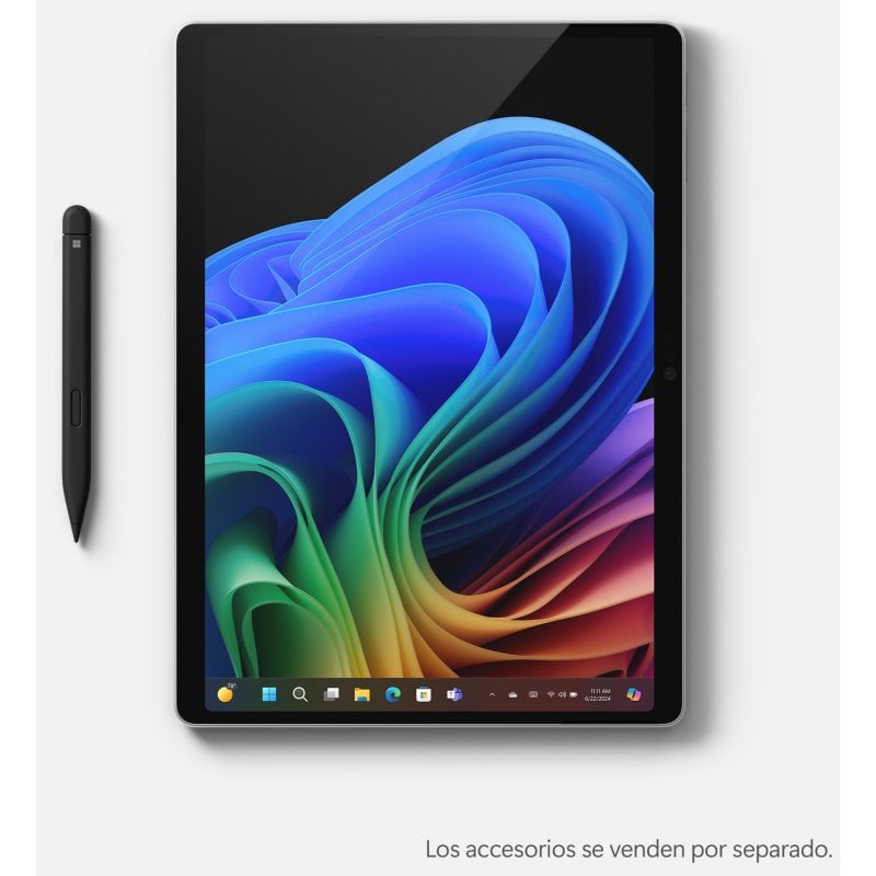 Portátil Microsoft Surface Pro 11 OLED Platino Qualcomm Snapdragon