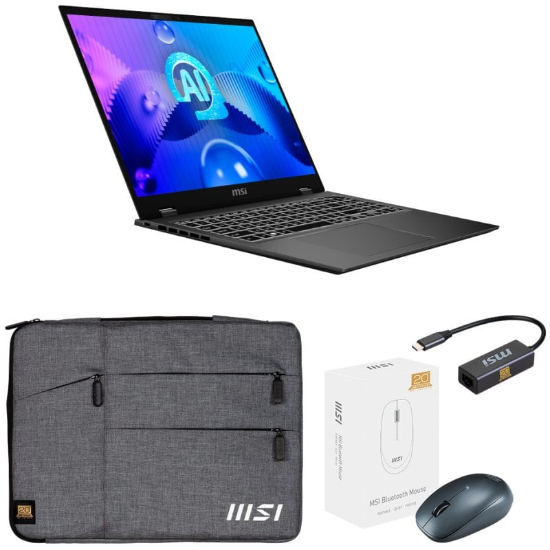 MSI Prestige 16 AI Studio 20th B1VFG-213ES Intel Evo Core Ultra 9 185H/32GB/1TB SSD/RTX 4060/16" MSI Prestige 16 AI Studio 20th B1VFG-213ES Intel Evo Core Ultra 9 185H/32GB/1TB SSD/RTX 4060/16"