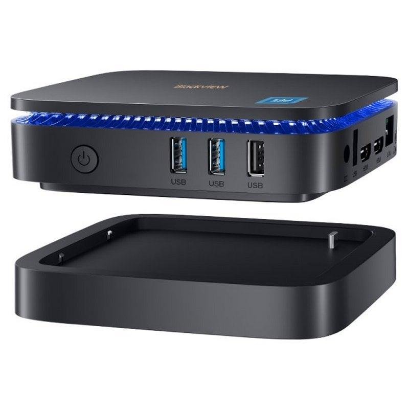 Blackview ミニPC MP60 N5095 16GB 512GB Mini PC Blackview MP60 Negru, 4K@60Hz, 16GB RAM LPDDR4, 512GB ROM