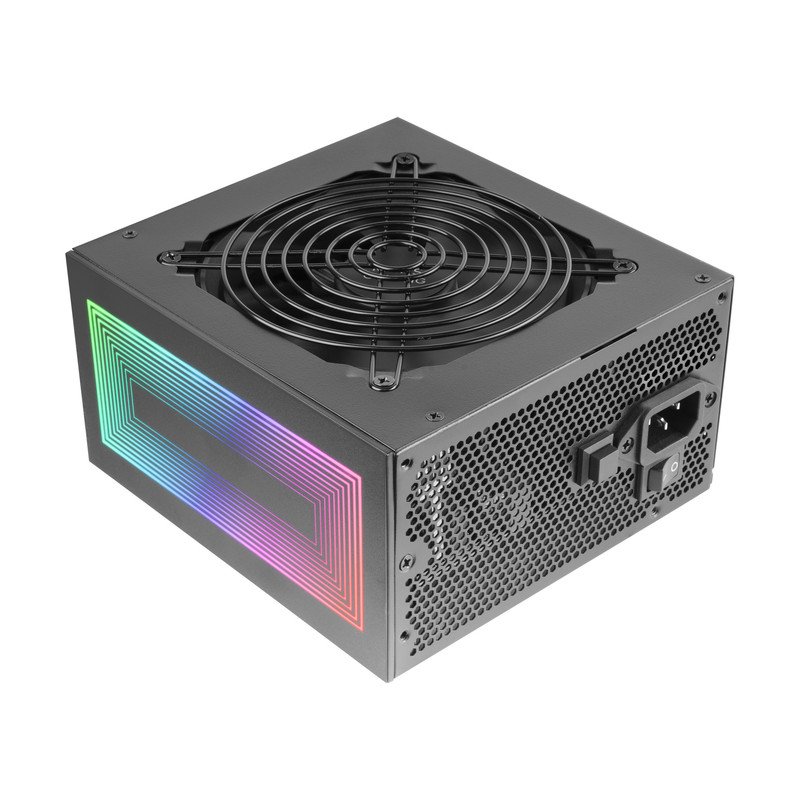 Caja Pc Mars Gaming MPB750SI, Fuente Alimentación ATX 750W, 7 Años Seguridad, 80Plus Bronze 230V, 90% Eficiencia, Ventilador SI Extreme Silence Con Núcleo De Cobre, Tecnologías AI2-RPM, DC-DC Y SMD, Negro Pc