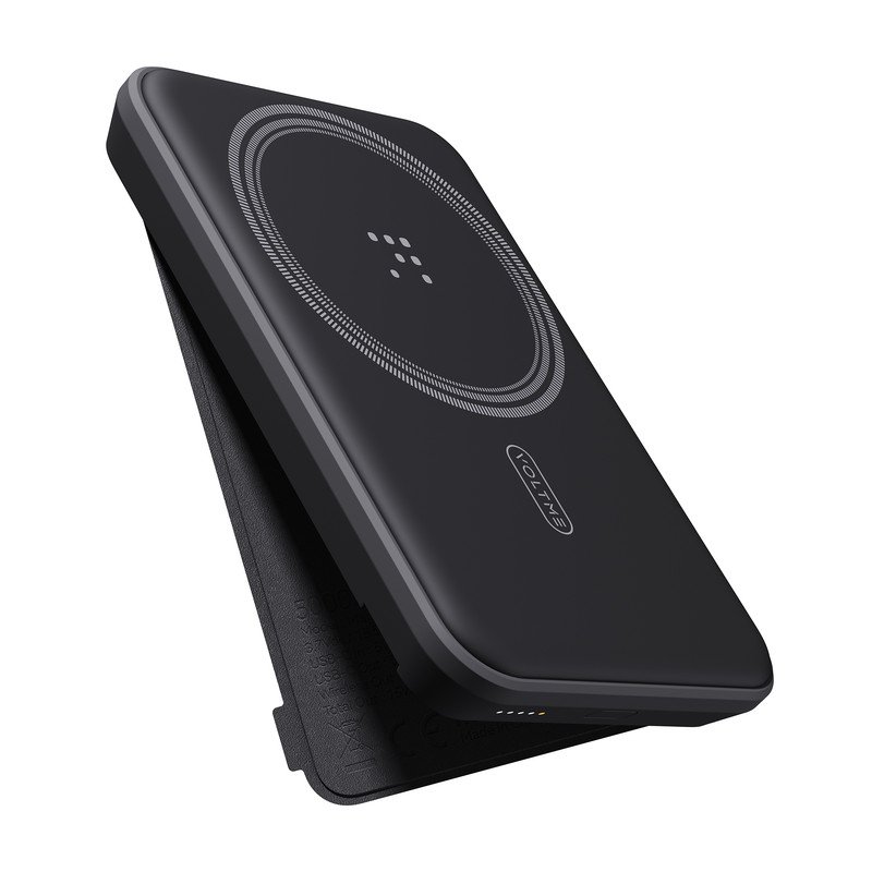 Image of Voltme MagPak 5K Powerbank wireless pieghevole 5000mAh per iPhone Nero