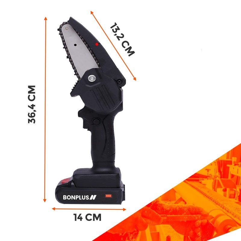 MINI MOTOSEGA A batteria elettrica 6 pollici 24V per rami alberi