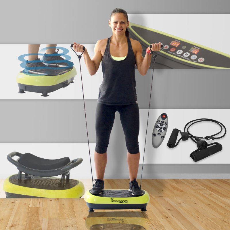 Plateforme Vibrante Wonder Fit Avec Siège - 3 Intensités - Brûle Calories Et Cellulite