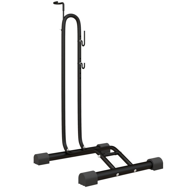 Sportnow Suporte Para Bicicletas De Chão Vertical e Horizontal Preto