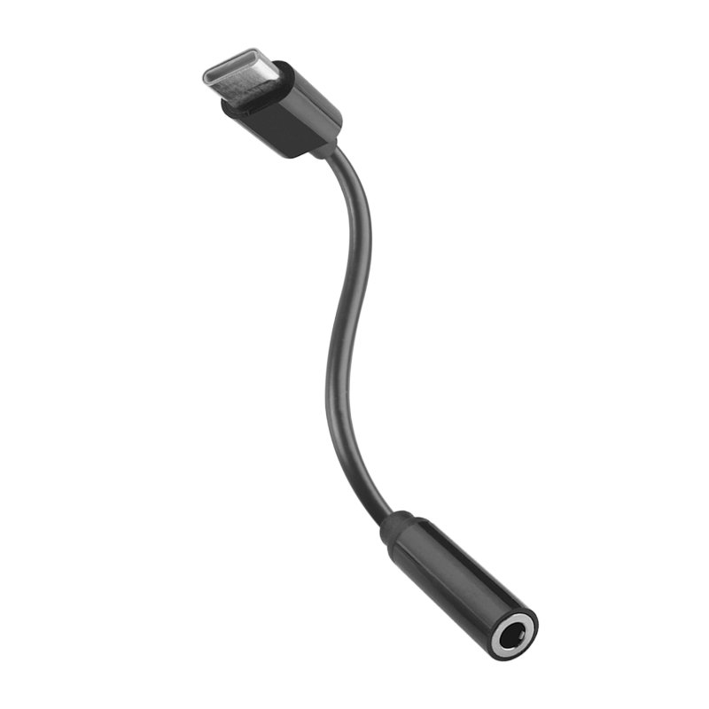 Image of Muvit For Change Adattatore jack da USB-C a 3,5 mm nero