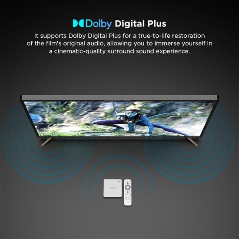 Lipa KP1 Android TV Box 2 Lecteur multimédia pour TV Media streamer Box TV Android Licence Google Assistant vocal Google Neuf - vue 2