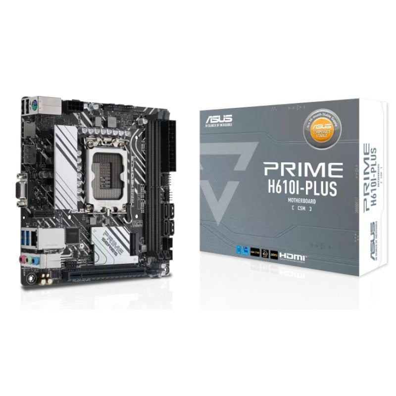 Image of ASUS PRIME H610I-PLUS-CSM Intel H610 LGA 1700 mini ITX