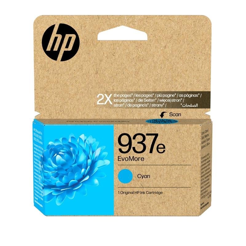 Cartucho de Tinta HP EvoMore 937e Cyan XL Alto Rendemento