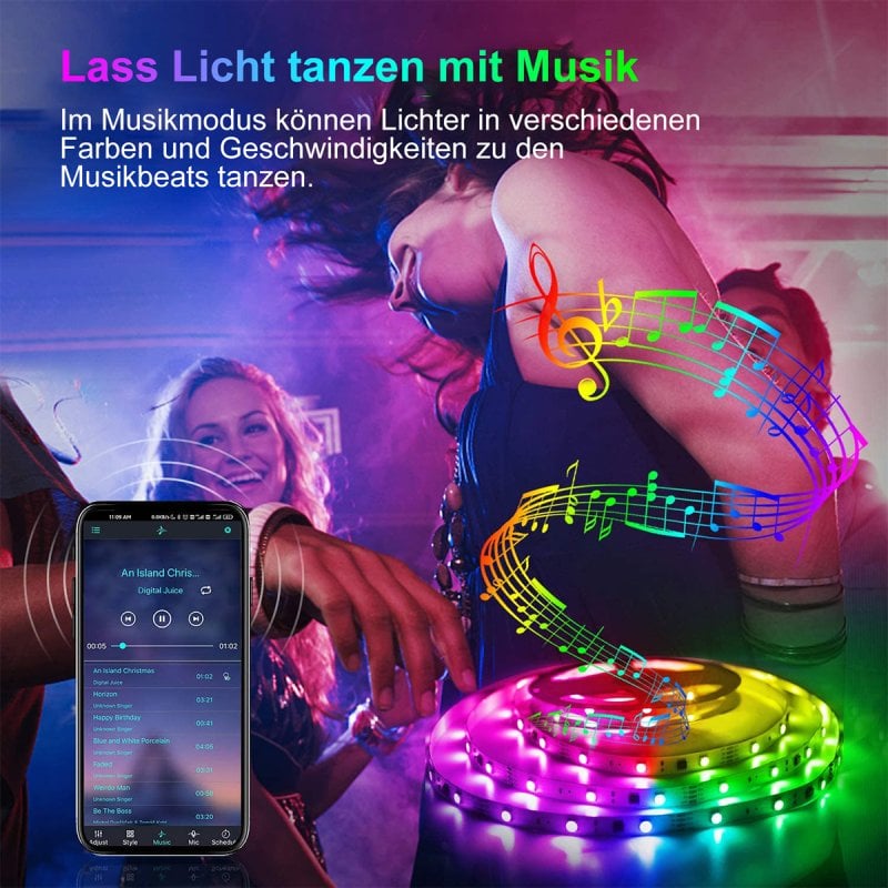 Thumbnail 2 de Kinsi BT Tira LED Bluetooth 30 m