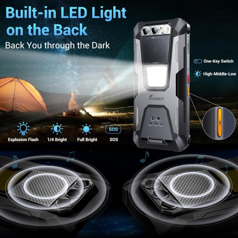 Fossibot F106 Pro 8/256 GB Nero Gratuito | PcComponentes.it