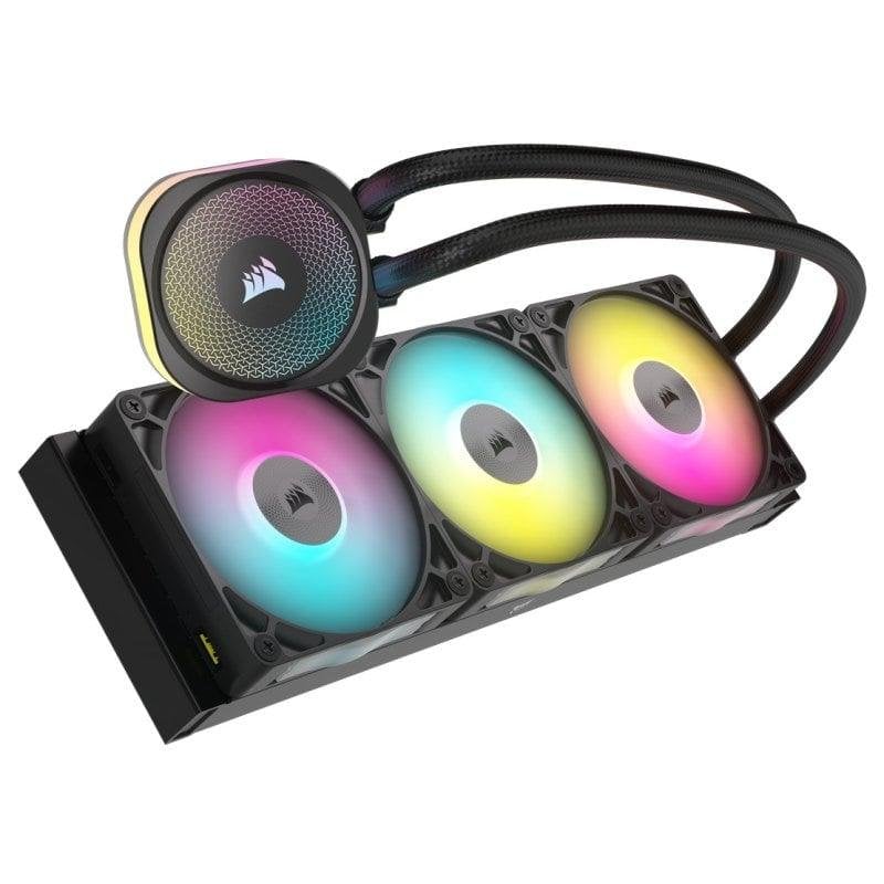 CORSAIR iCUE LINK TITAN 360mm RX RGBブラック Corsair iCUE LINK TITAN 360 RX RGB Kit Refrigeración Líquida 360mm