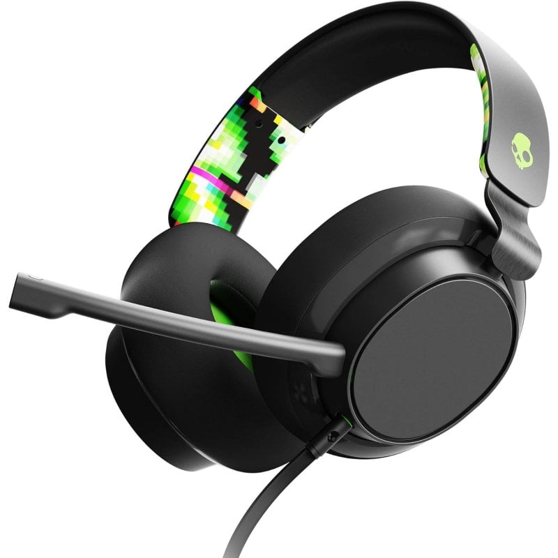 CASQUE GAMING FILAIRE SKULLCANDY SLYR MULTIPLATEFORME NOIR ET ROSE