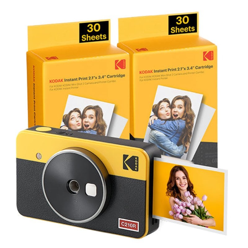 Image of Kodak Mini Shot 2 Retro 53,3 x 86,3 mm CMOS Giallo