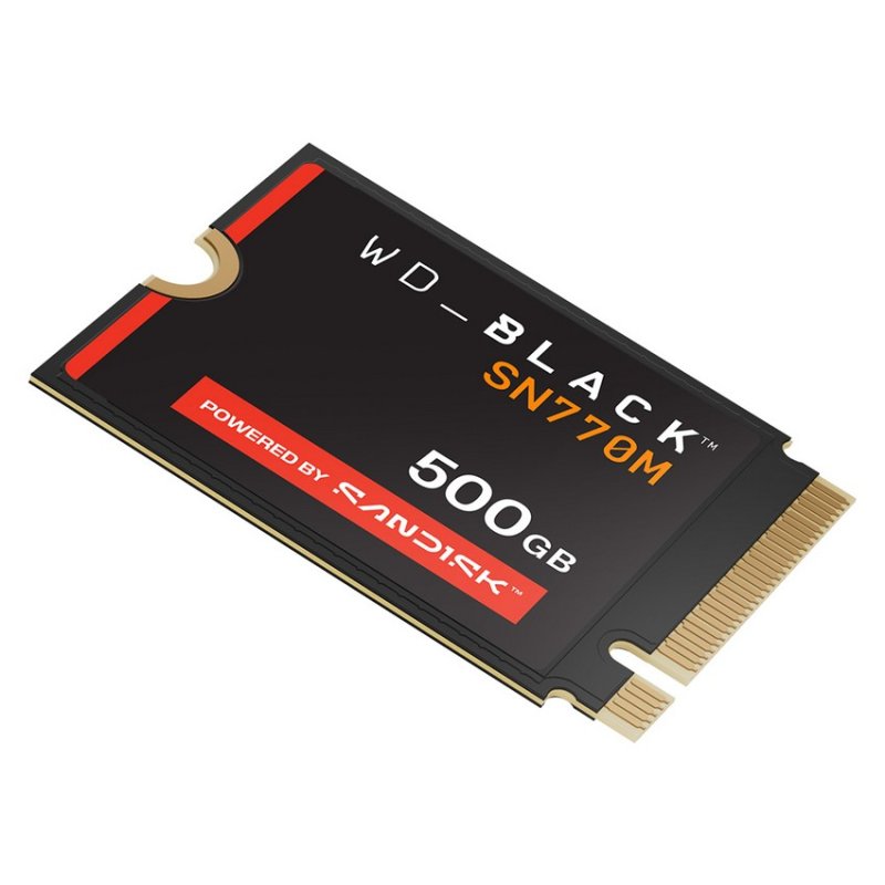 Disco Duro WD BLACK SN770M 500GB SSD M.2 PCIe Gen4 NVMe 2230