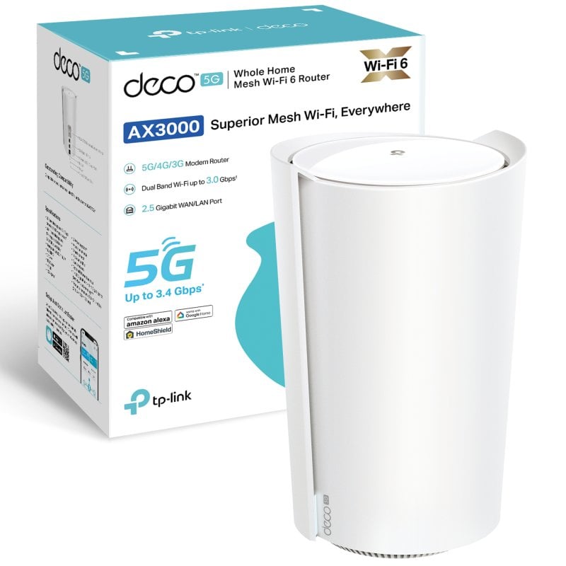 TP-Link Deco X50-5G Dual-Band (2,4 GHz/5 GHz) Wi-Fi 6 (802.11ax) Weiß 3 Intern