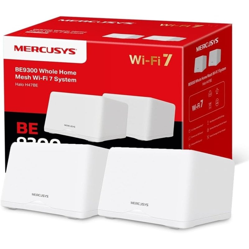 Mercusys HALO H47BE Tribanda Wifi Mesh Wifi 7