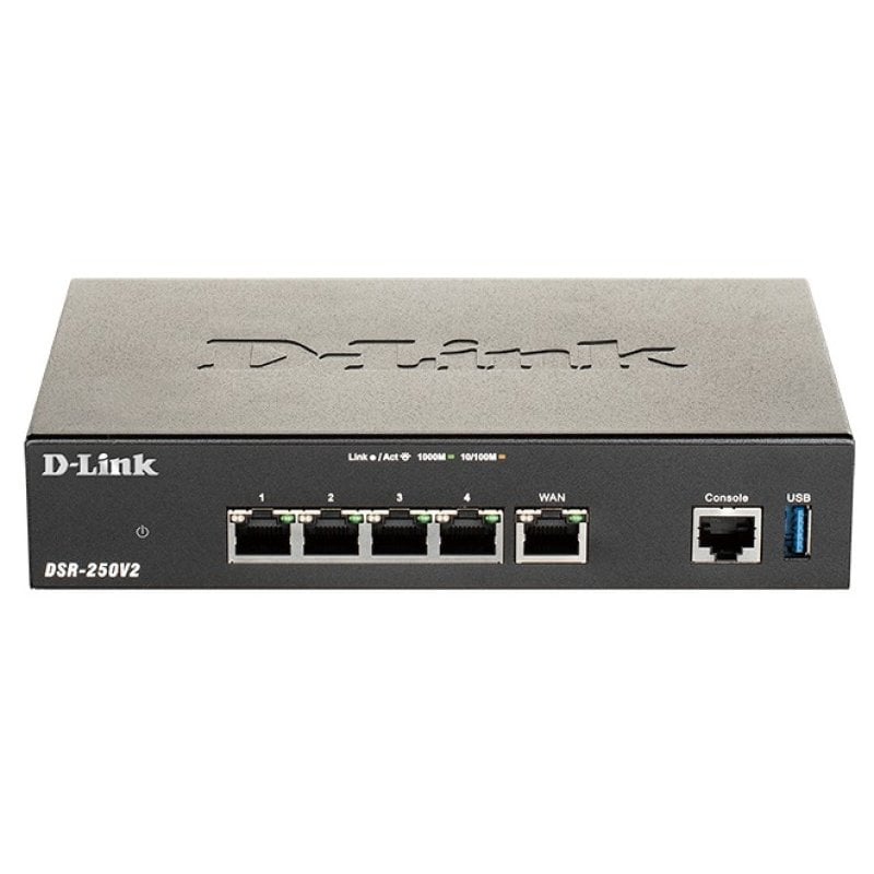 D-Link DSR-250V2 Router VPN Gigabit Firewall