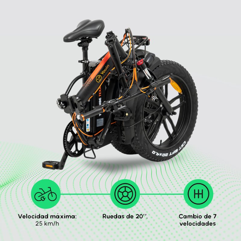 Bicicleta Electrica Adultos Bicicleta Eléctrica Plegable Touroll - Main Image