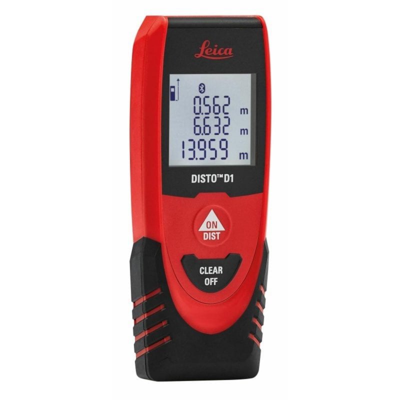 Image of Medidor laser Leica DISTO D1 2 mm 0,2-40 m IP54 Nero/Rosso Medidor laser cod079