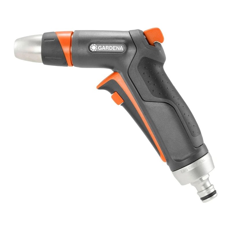 Image of Gardena 18305-20 ugello atomizzatore per pistola ad acqua da giardino Ugello a spruzzo d'acqua da giardino Nero, Grigio, Arancione cod079