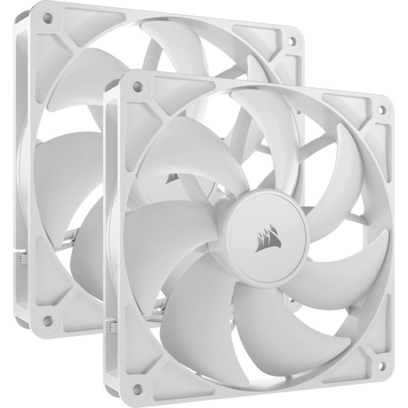 Corsair RS140 Pack Doble Ventilador Suplementario PWM 140mm Blanco Corsair RS140 Pack Doble Ventilador Suplementario PWM 140mm Blanco