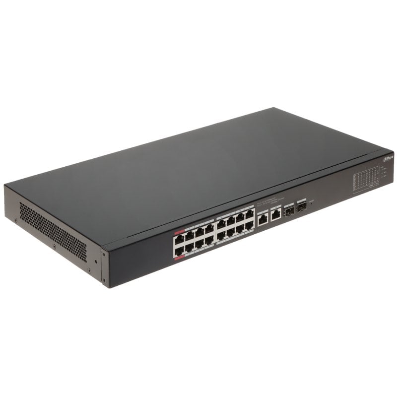 Dahua Technology DH-CS4218-16ET-240 Switch Gestionado L2 Gigabit 16 Puertos + 2 SFP PoE