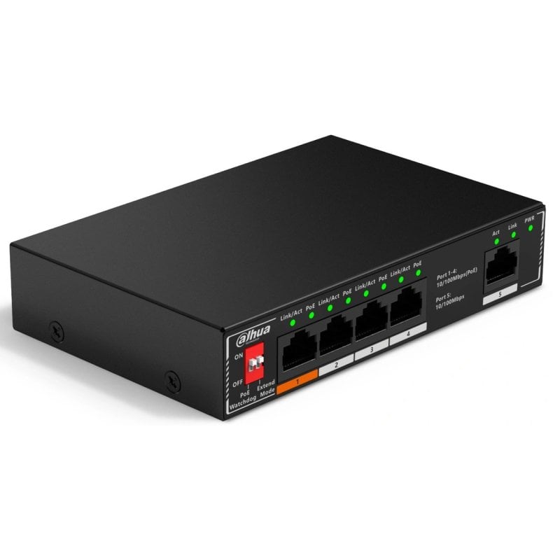 Image of Dahua Technology DH-SF1005P Switch non gestito L2 10/100 5 porte PoE